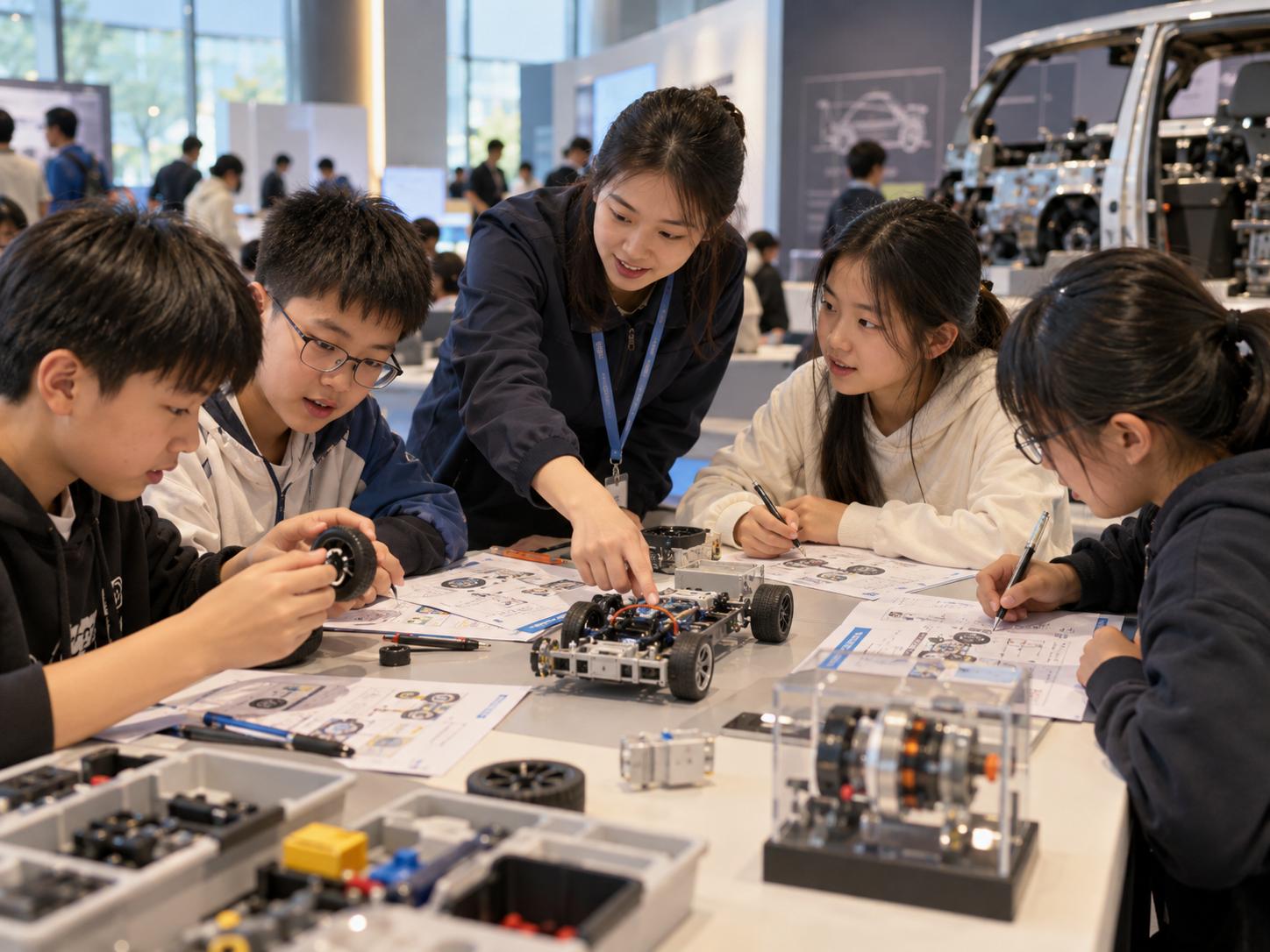 2026汽车产业中小学科普实践交流活动智启新程，科创筑梦_中国国际新能源和智能网联汽车展览会